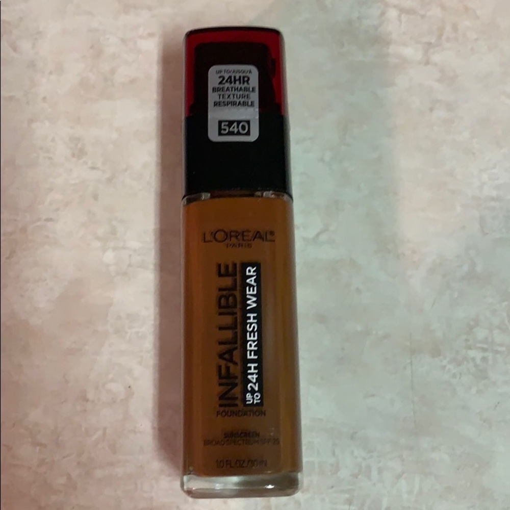 L’Oréal infallible foundation shade 540
